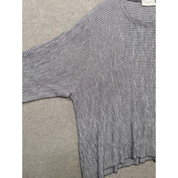 Monika Astara Tunic Womens XL Oversized Handmade Sharkbite Hem - Picture 2 of 11